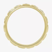 (J / I3) Mens 1/10 CT. T.W. Natural White Diamond 10K Gold Band