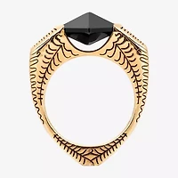 Harry Potter Mens Genuine Black Onyx 14K Gold Over Silver Fashion Ring
