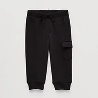 Okie Dokie Baby Boys Cuffed Regular Fit French Terry Pull-On Pant