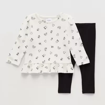 Okie Dokie Baby Girls 2-pc. Legging Set