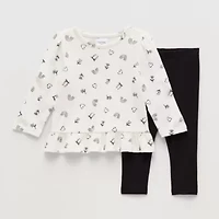 Okie Dokie Baby Girls 2-pc. Legging Set