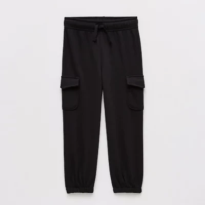 Okie Dokie Toddler & Little Boys Regular Fit French Terry Pull-On Pant