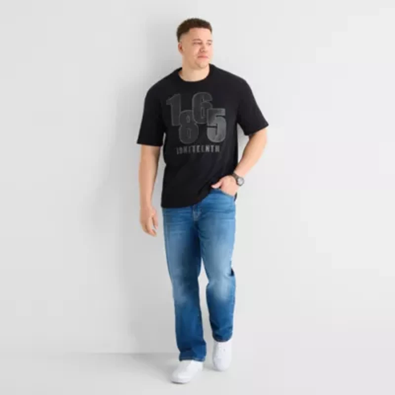 Hope & Wonder Mens Crew Neck Short Sleeve Big and Tall T-Shirt