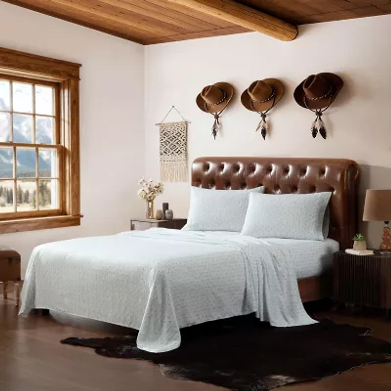 Wrangler Pretty Shoe Stripe Sheet Set