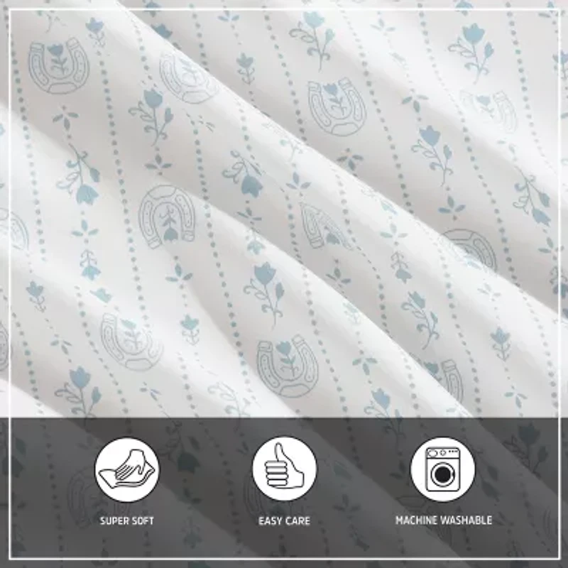 Wrangler Pretty Shoe Stripe Sheet Set