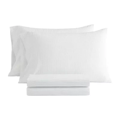 Martha Stewart Dottie Stripe Sheet Set