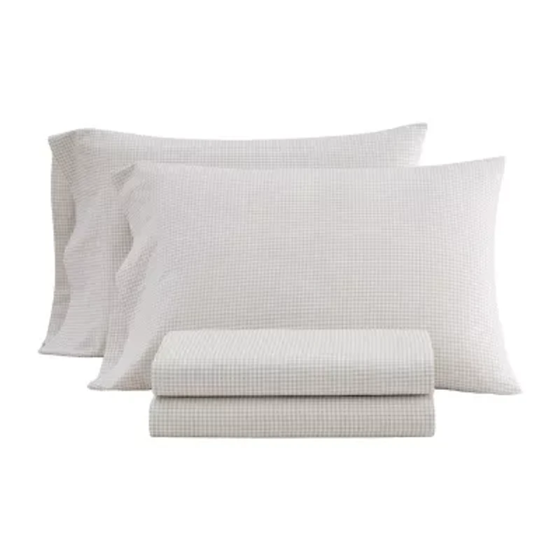 Martha Stewart Core Gingham Sheet Set
