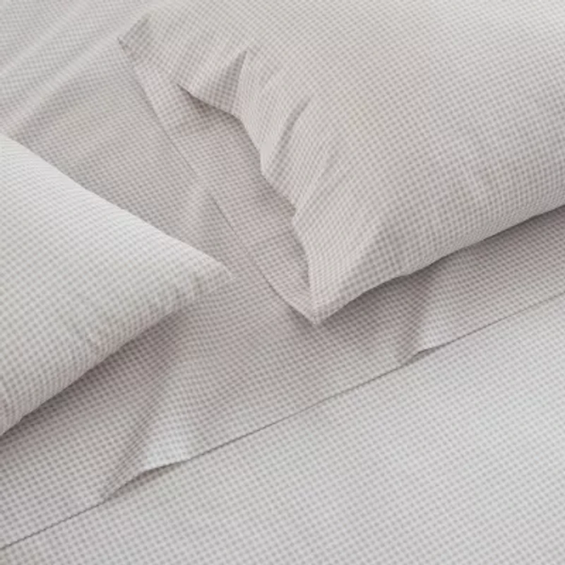 Martha Stewart Core Gingham Sheet Set