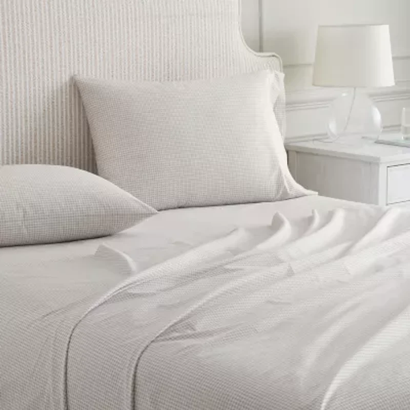 Martha Stewart Core Gingham Sheet Set