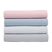 Laura Ashley 100% Cotton Brushed Flannel Deep Pocket Sheet Set