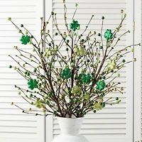 Glitzhome 28" Berry And Shamrock 2-pc. Pick