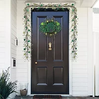 Glitzhome 72" Shamrock St. Patricks Day Garland