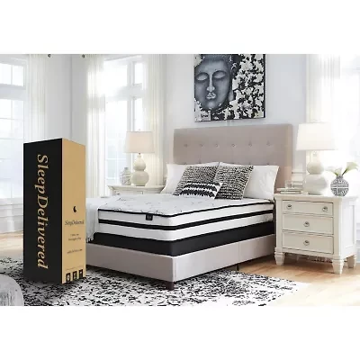 Signature Design by Ashley Chime 10" Medium Hybrid - Mattress a Box