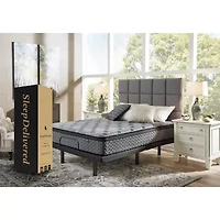 Sierra Sleep by Ashley Augusta 2.0 12" Hybrid Firm Tight Top - Mattress a Box