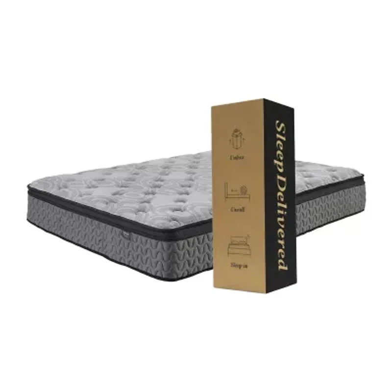 Sierra Sleep by Ashley Augusta 2.0 12" Hybrid Firm Tight Top - Mattress a Box