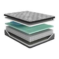 Sierra Sleep by Ashley Augusta 2.0 12" Hybrid Firm Tight Top - Mattress a Box