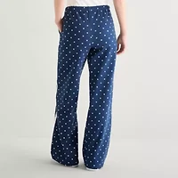 Fleece Wide Leg Bottom Womens Juniors Hello Kitty Sweatpant