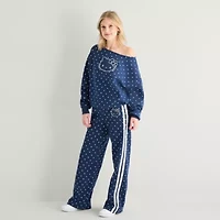 Fleece Wide Leg Bottom Womens Juniors Hello Kitty Sweatpant