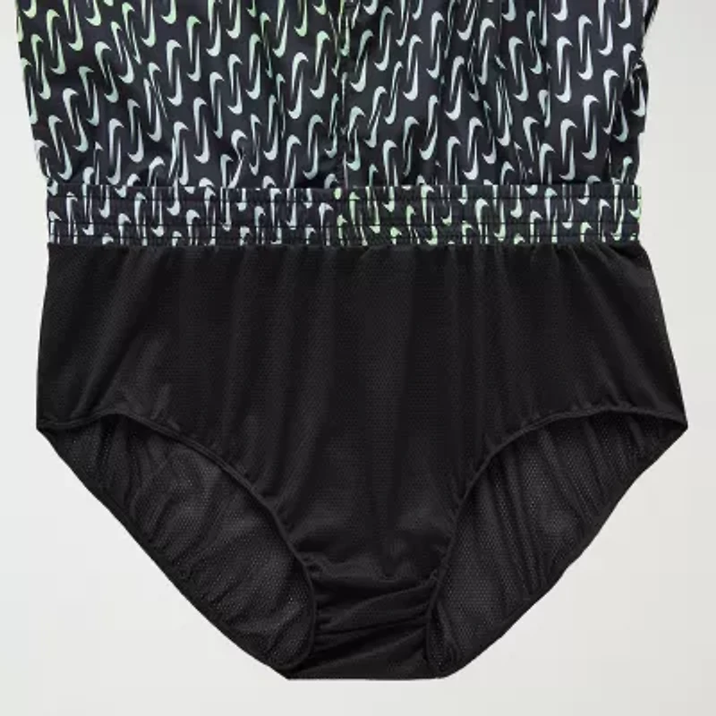 Nike Mens Big and Tall Drawstring Waist Logo Swim Trunks