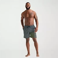Nike Mens Big and Tall Drawstring Waist Logo Swim Trunks