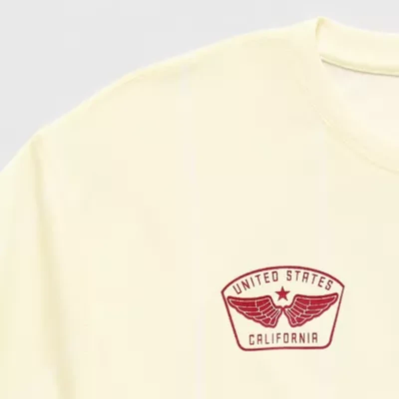 Thereabouts Little & Big Kid Boys Easy-on + Easy-off Sensory Friendly Crew Neck Short Sleeve Adaptive Jersey