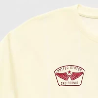 Thereabouts Little & Big Kid Boys Easy-on + Easy-off Sensory Friendly Crew Neck Short Sleeve Adaptive Jersey