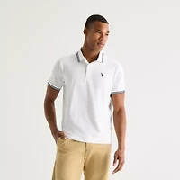 U.S. Polo Assn. Performance Interlock Mens Classic Fit Short Sleeve Shirt