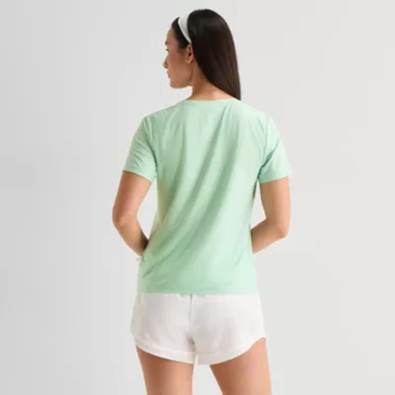 Xersion Womens Performance Crew Neck Short Sleeve T-Shirt