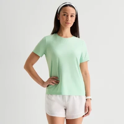 Xersion Womens Performance Crew Neck Short Sleeve T-Shirt