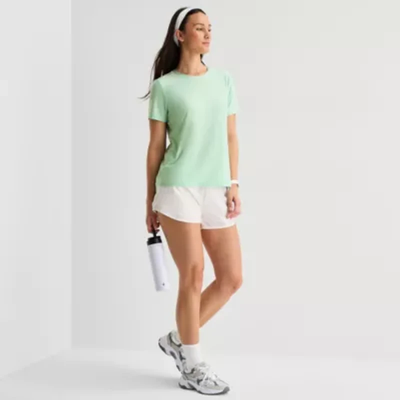 Xersion Womens Performance Crew Neck Short Sleeve T-Shirt