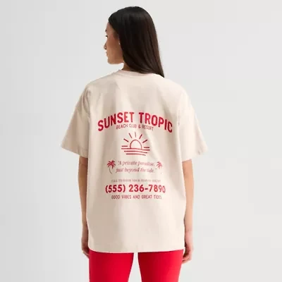 Xersion Womens Crew Neck Short Sleeve Active T-Shirt