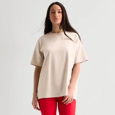 Xersion Womens Crew Neck Short Sleeve Active T-Shirt