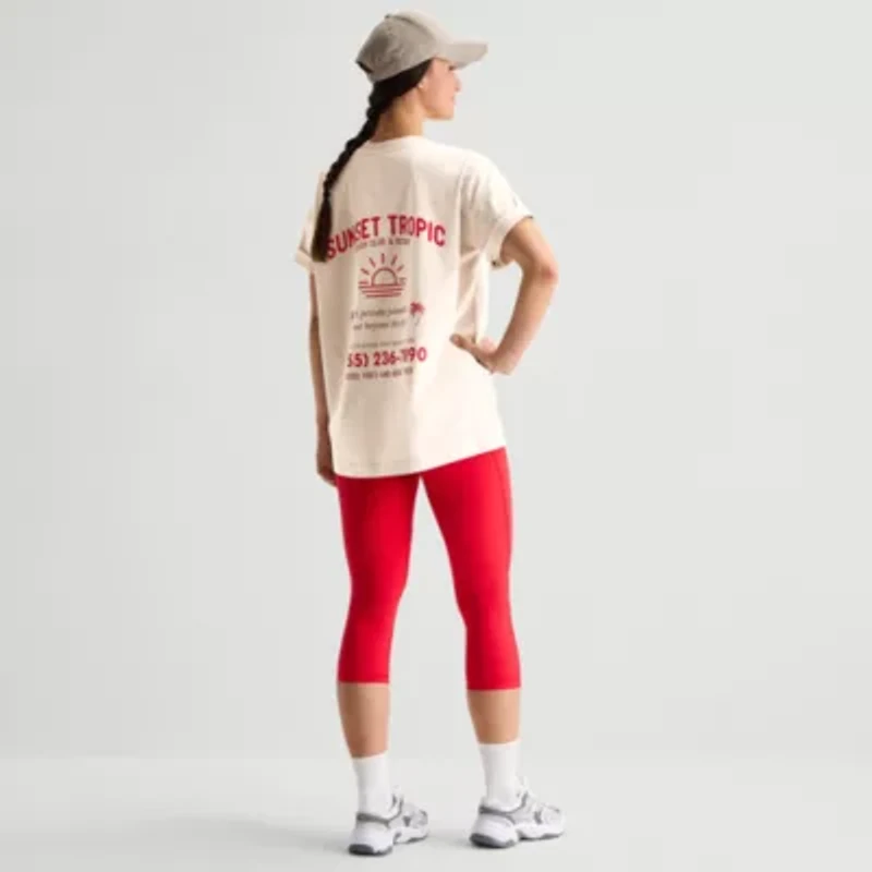 Xersion Womens Crew Neck Short Sleeve Active T-Shirt