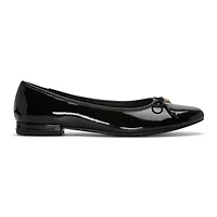 Liz Claiborne Chelsey Womens Round Closed Toe Ballet Flats