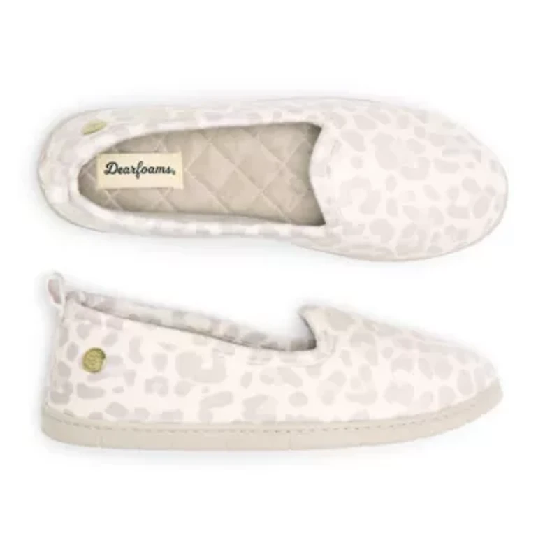 Dearfoams Womens Slip-On Slippers