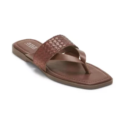 a.n.a Womens Woven Band Flip-Flops