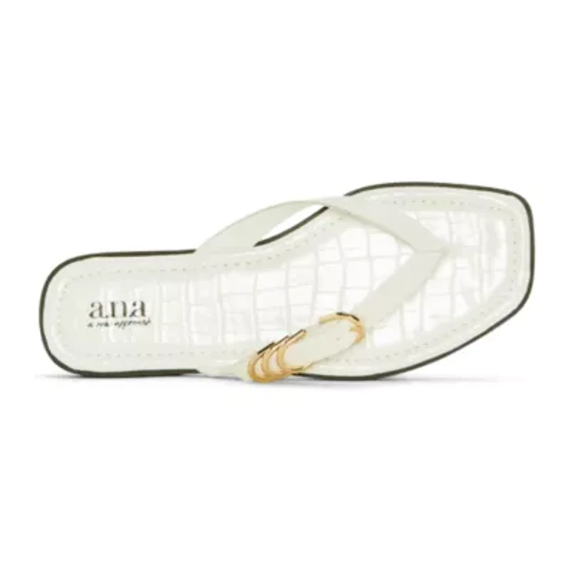 a.n.a Womens Hardware Flip-Flops