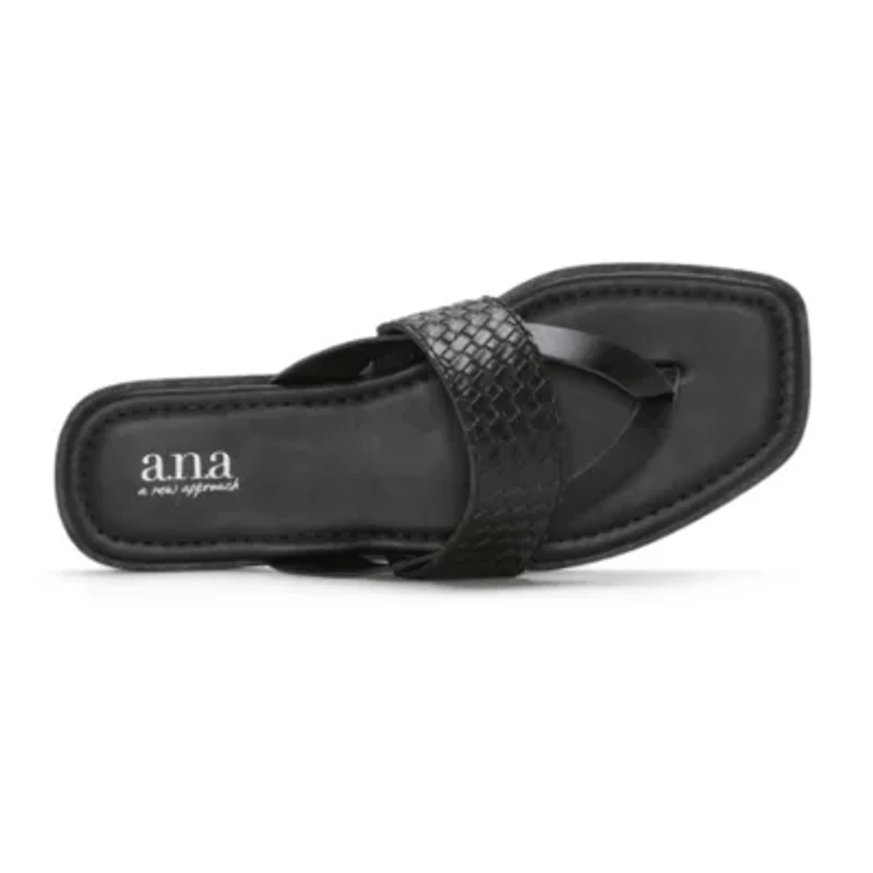 a.n.a Womens Woven Band Flip-Flops