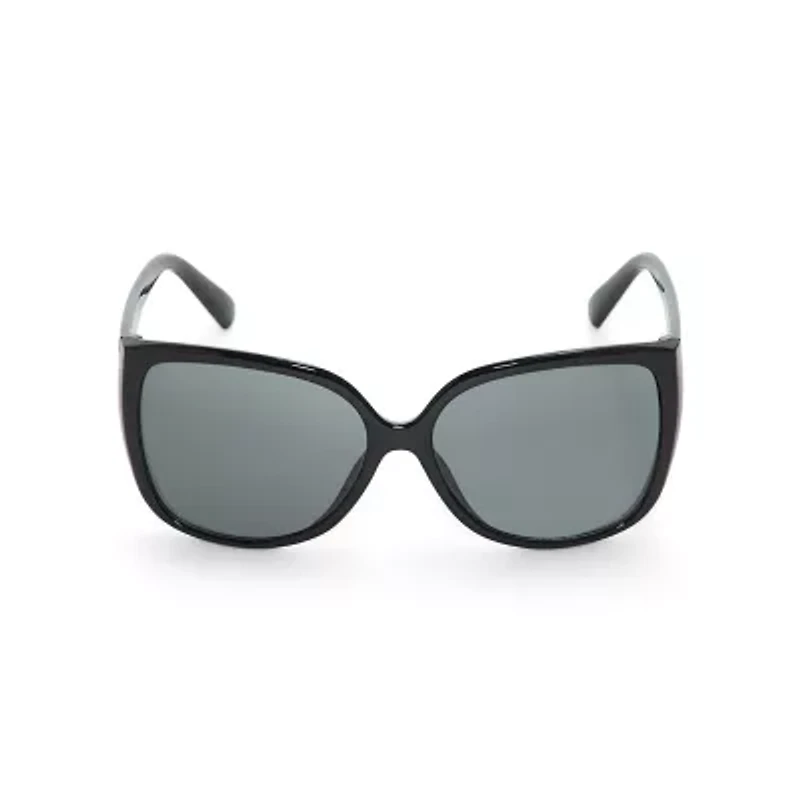 Mixit Black Cateye Womens Uv Protection Cat Eye Sunglasses