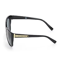 Mixit Black Cateye Womens Uv Protection Cat Eye Sunglasses