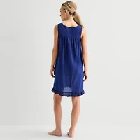 Adonna Womens Round Neck Nightgown