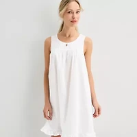 Adonna Womens Round Neck Nightgown