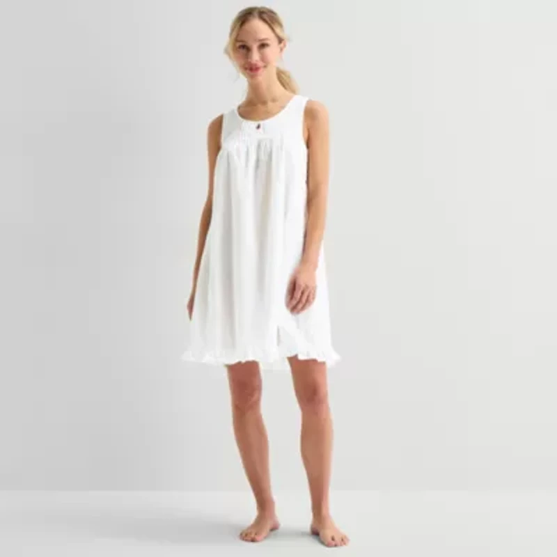 Adonna Womens Round Neck Nightgown