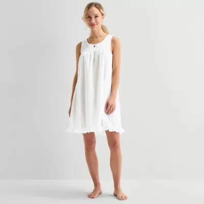 Adonna Womens Round Neck Nightgown