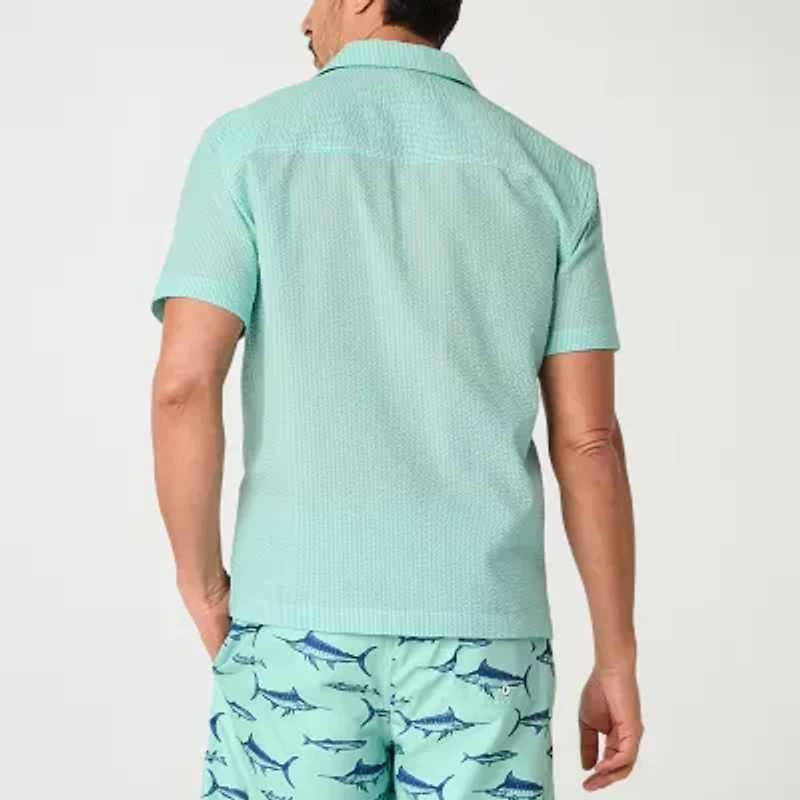 St. John's Bay Striped Swim Shirt