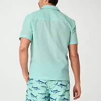 St. John's Bay Striped Swim Shirt