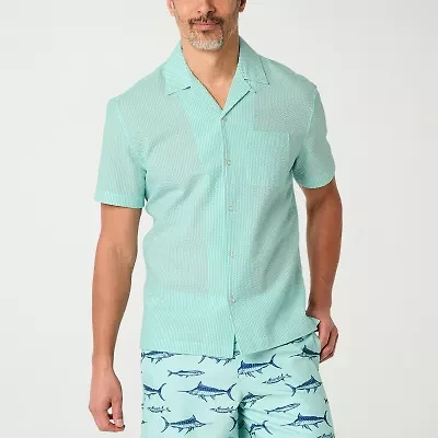 St. John's Bay Striped Swim Shirt