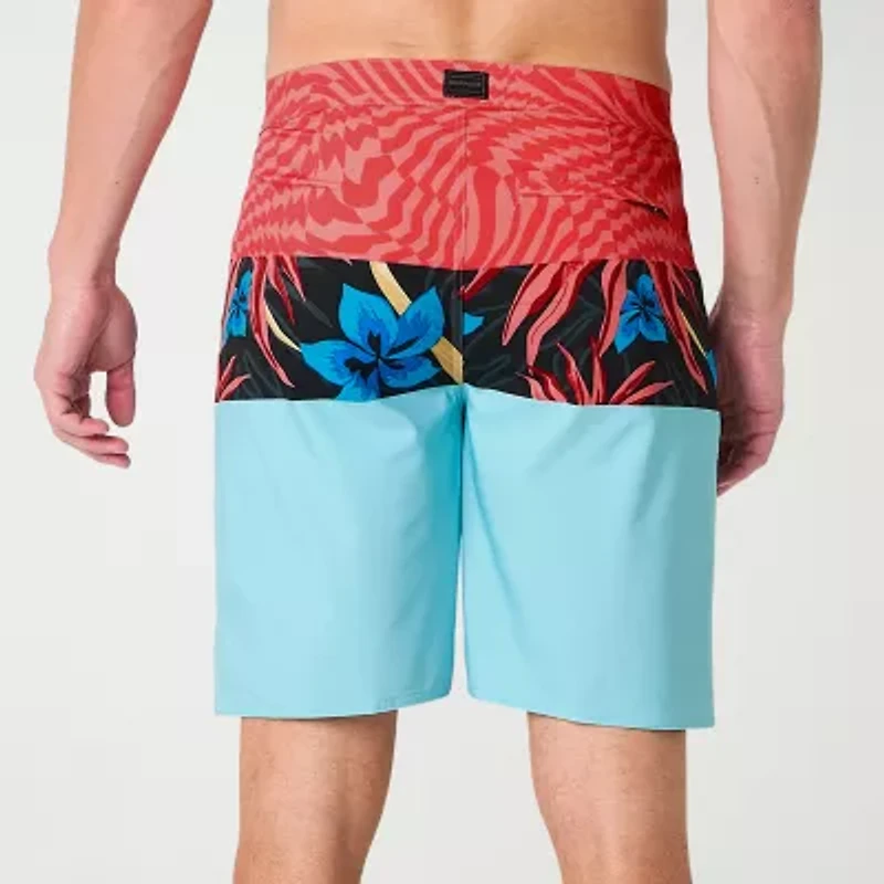 Burnside Mens Quick Dry Abstract Board Shorts