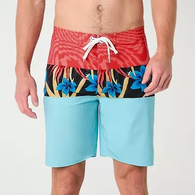 Burnside Mens Quick Dry Abstract Board Shorts