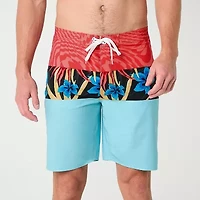 Burnside Mens Quick Dry Abstract Board Shorts